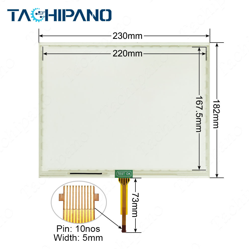 PH41230101 Rev B. P7336-0322-0379 for Touch screen panel glass