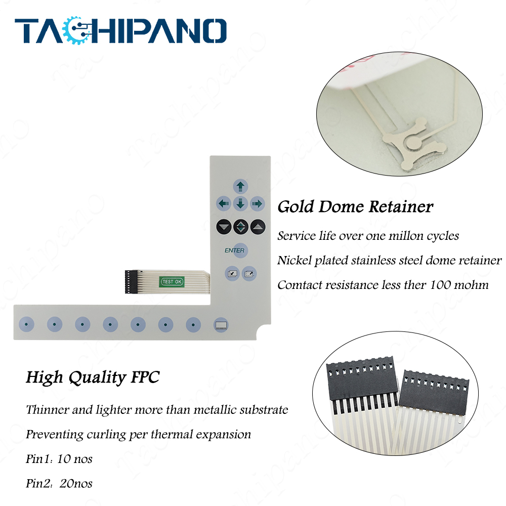 Panel 800 PP836 for Membrane Keypad Switch Keyboard