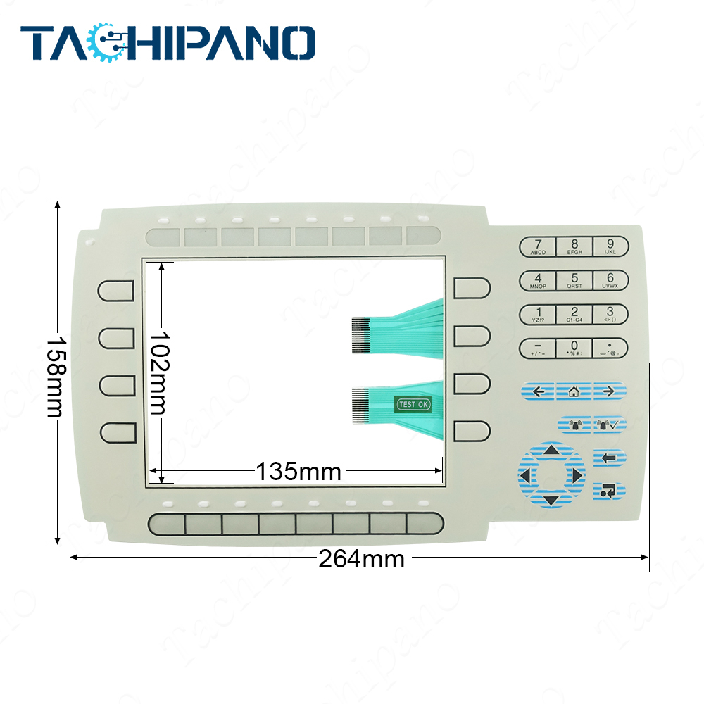 3BSE042238R1 Membrane Keypad for 3BSE042238R1 Switch Keyboard