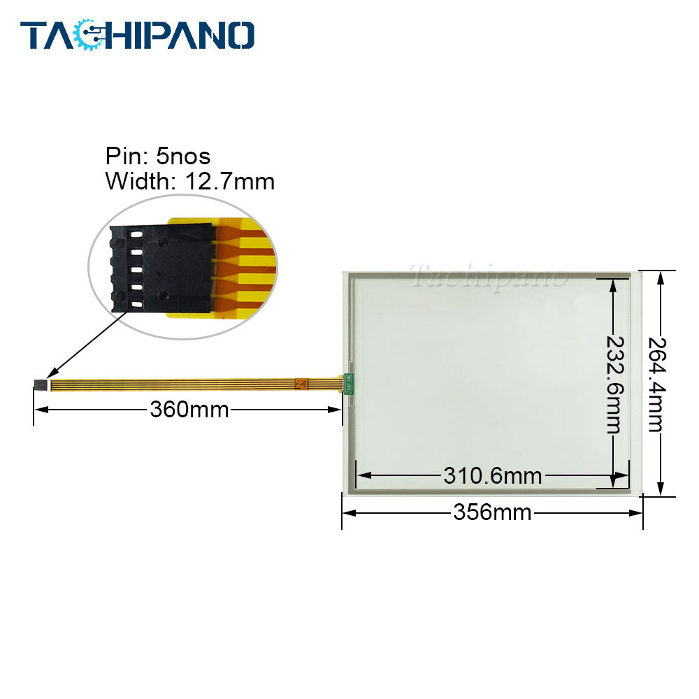 E776098 SCN-AT-FLT09.4-008-0H1-R for Touch screen panel glass
