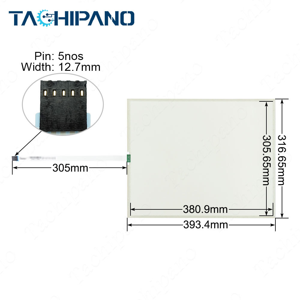 E863464 SCN-A5-FLT19.0-Z01-0H1-R for Touch screen panel glass