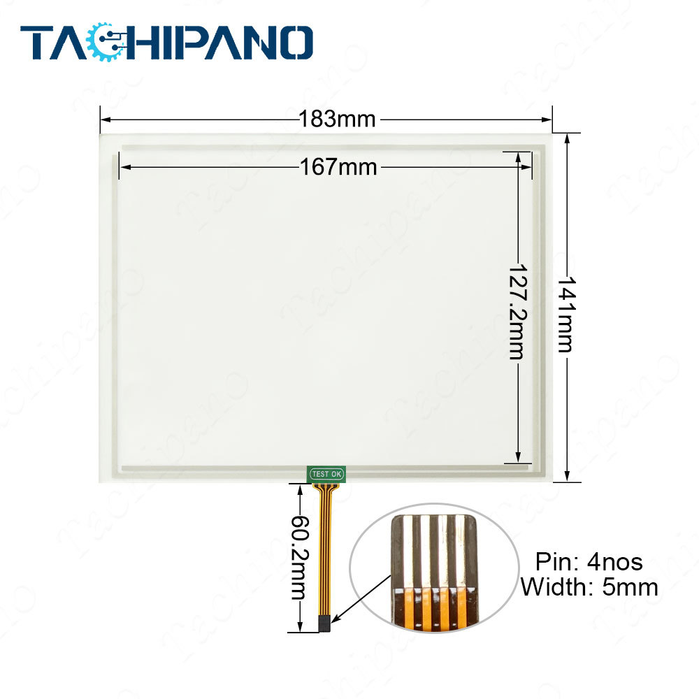 AMT10735 AMT 10735 91-10735-000 1071.0154 for Touch Screen Panel Glass