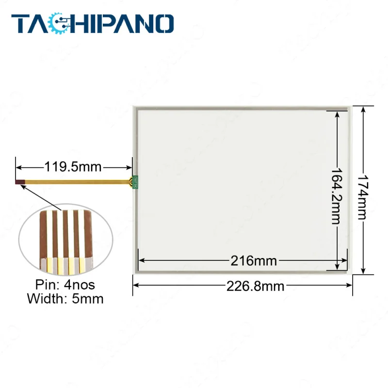 MONITOUCH V9100IC V9100ICD V9100IS V9100ISD For Touch screen panel glass with Protective film overlay