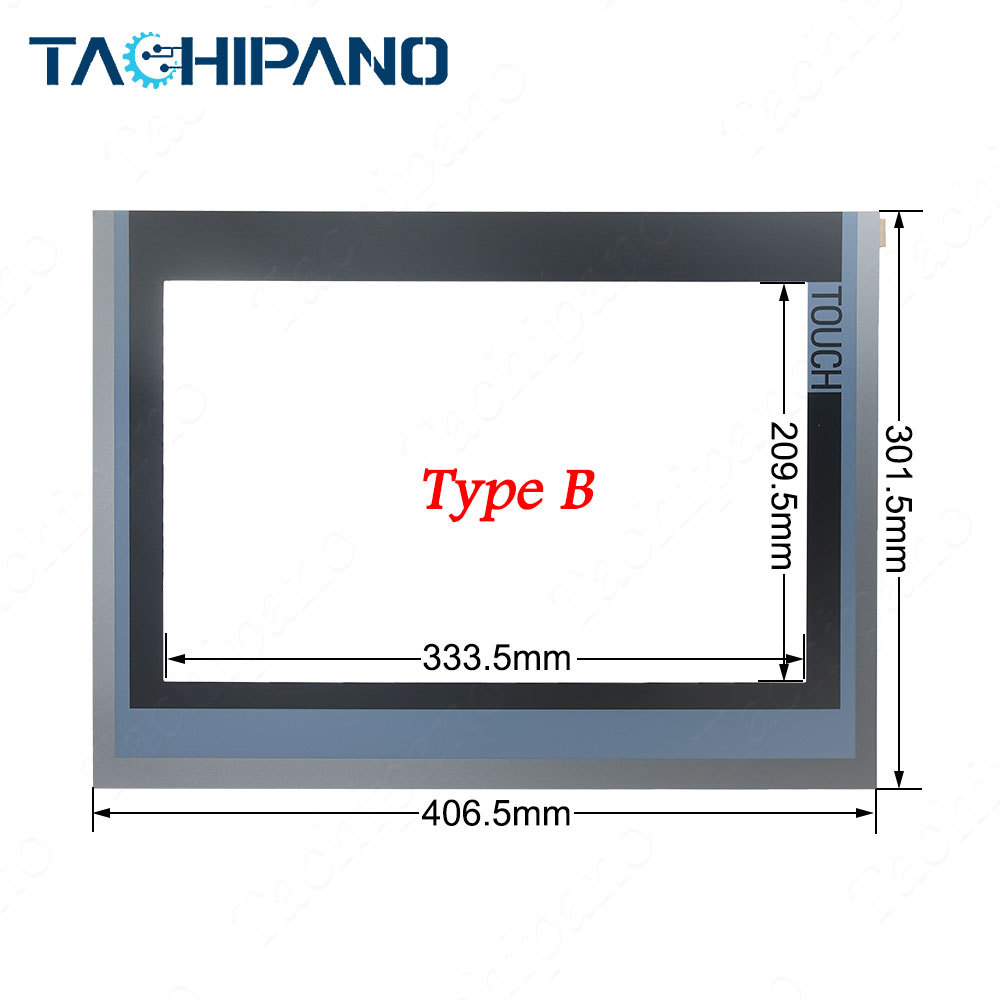 AMT28259 AMT-28259 AMT 28259 for Touch Screen Panel Glass with Protective film 91-28259-00B 1071.0122B