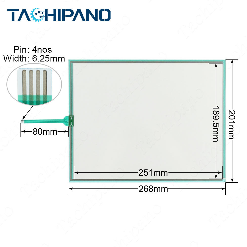 AST121B AST-121B AST-121B080A for Replacement Touch Screen Panel Glass