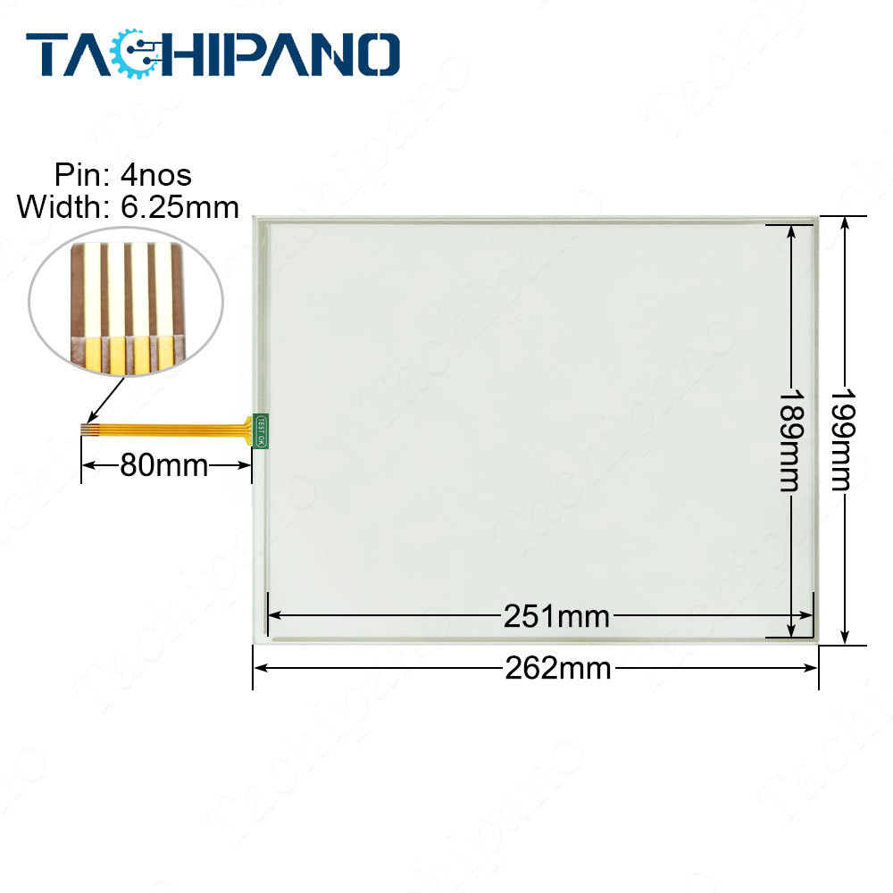 AST-104 AST-104A AST-104A080A for Replacement Touch Screen Panel Glass