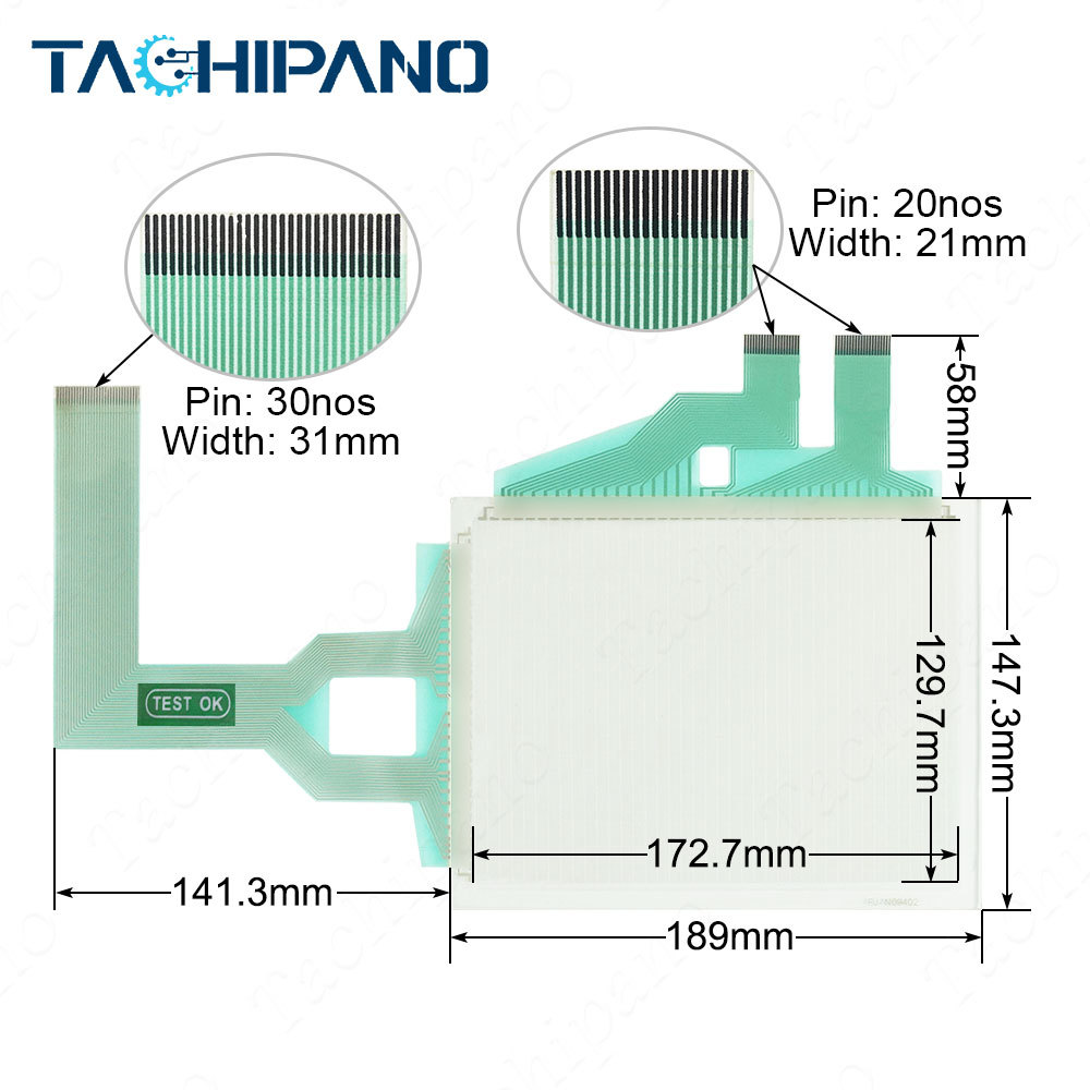 VT2-7S VT2-7SB for Touch Screen Panel Glass, Protective Film Overlay