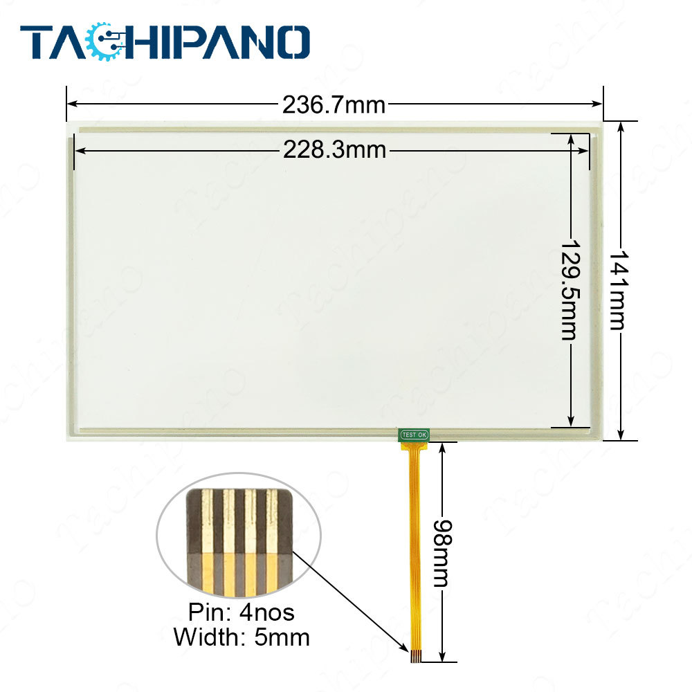 VT5-W07 VT5-W07M for Touch Screen Panel Glass, Protective Film Overlay