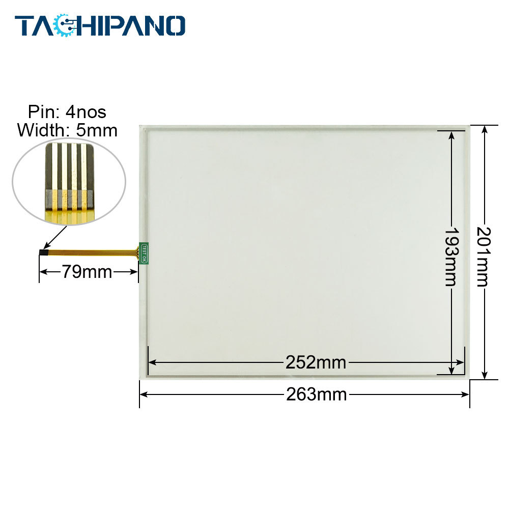 VT5-W10 VT5W10 VT5 W10 for Touch Screen Panel Glass, Protective Film Overlay
