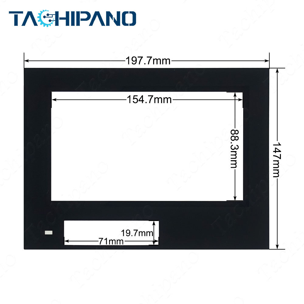 VT5-W07 VT5-W07M for Touch Screen Panel Glass, Protective Film Overlay