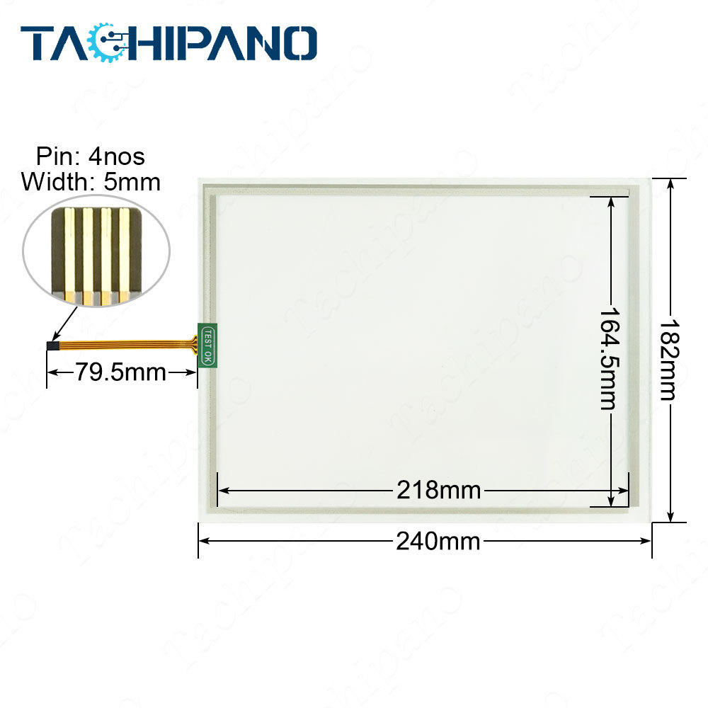 VT5-X12 VT5X12 VT5 X12 for Touch Screen Panel Glass, Protective Film Overlay