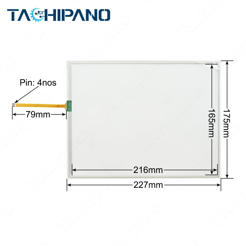 GT2710-VTBA 10.4 inch for Touch Screen Panel Glass, Protective Film Overlay GT2710VTBA