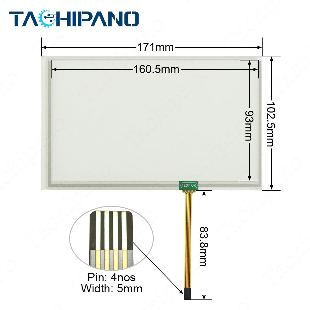 GS2107-WTBD GS2107WTBD for Touch Screen Panel Glass, Protective Film Overlay