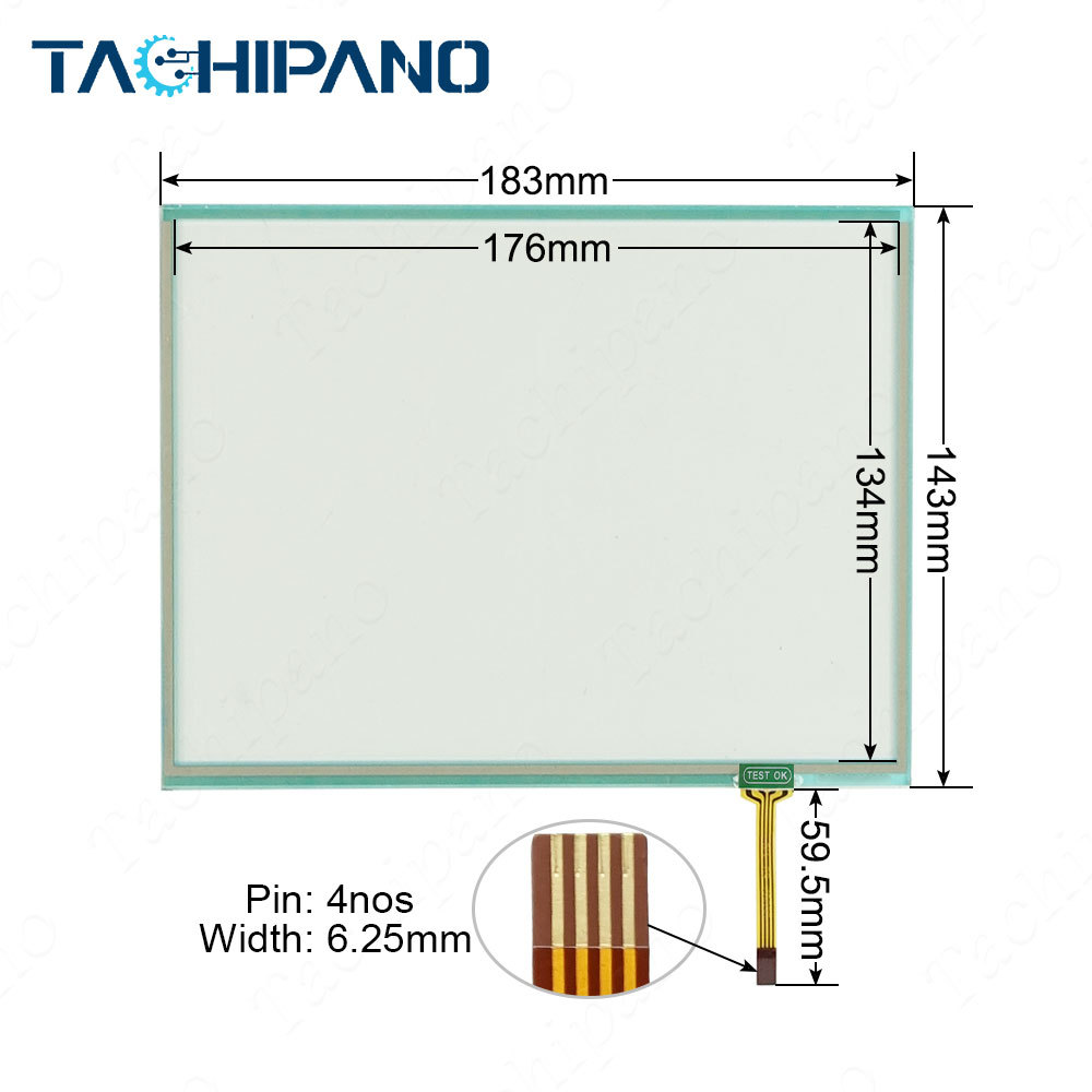 GT1665-STBA GT1665-STBD GT1665-VTBA GT1665-VTBD for Touch Screen Panel Glass, Protective Film Overlay