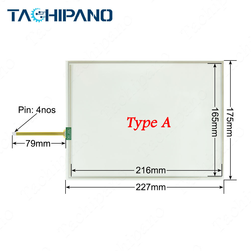 GT1675M-VTBA GT1675M-VTBD for Touch Screen Panel Glass, Protective Film Overlay