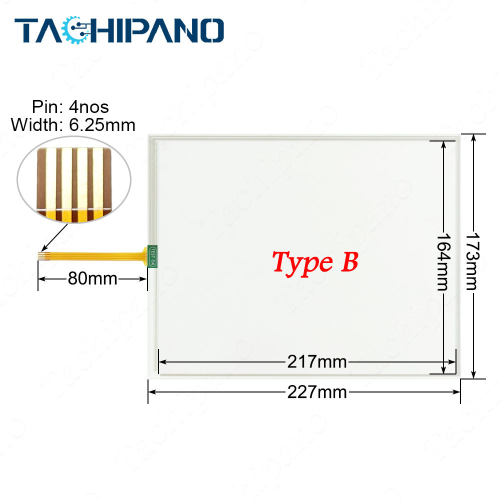 GT1665M-STBA GT1665M-STBD for Touch Screen Panel Glass, Protective Film Overlay