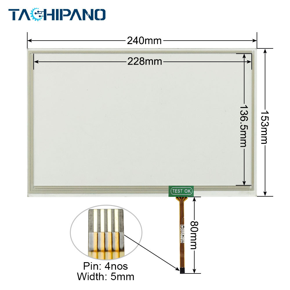 GT1685M-STBA GT1685M-STBA-C for Touch Screen Panel Glass, Protective Film Overlay