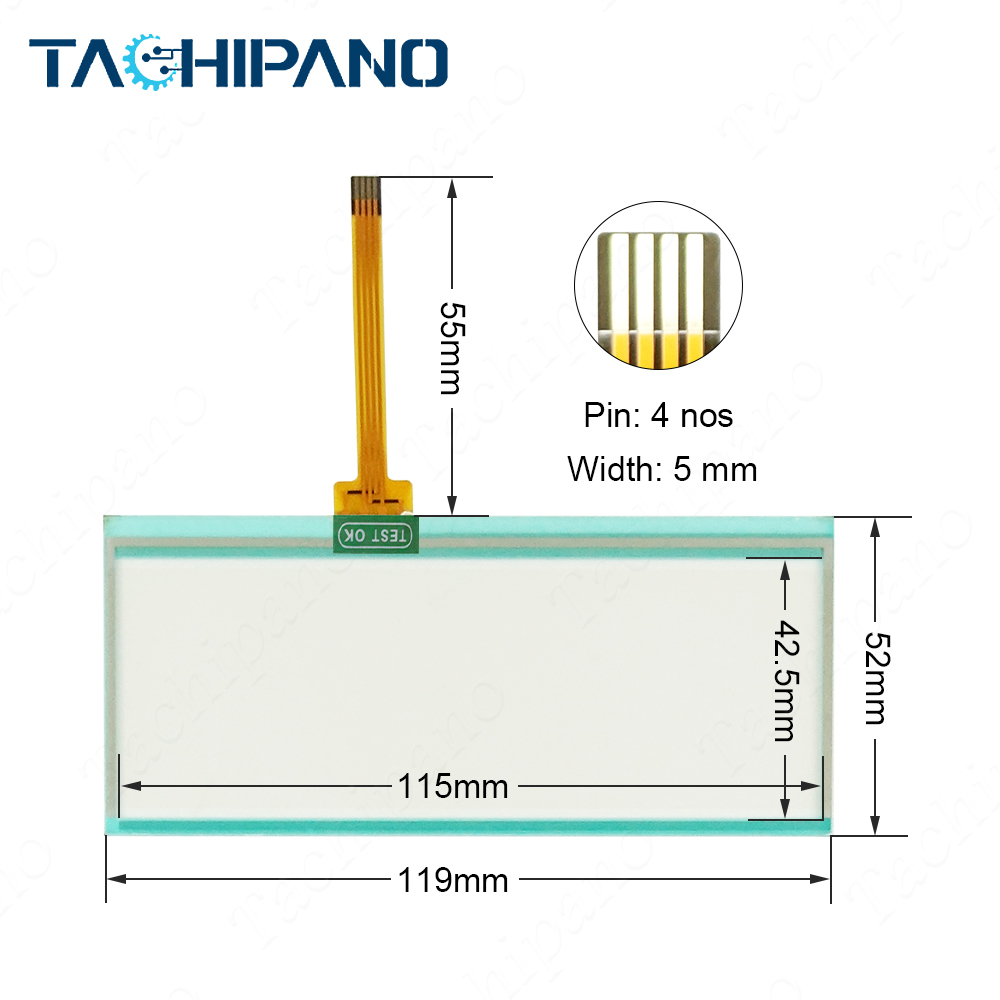 GT1455HS-QTBDE GT1455HS-QMBDE for Touch Screen Panel Glass, Protective Film Overlay