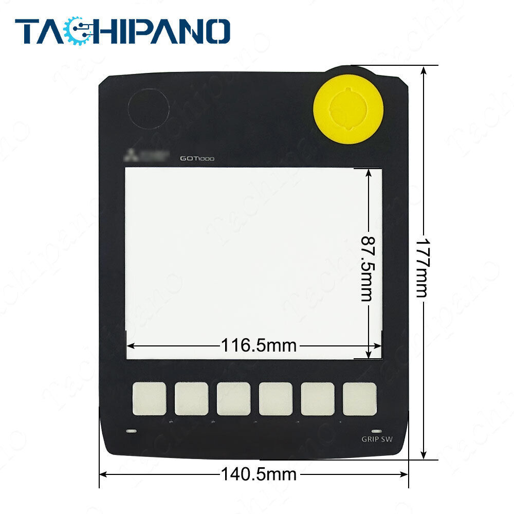 GT1455HS-QTBDE GT1455HS-QMBDE for Touch Screen Panel Glass, Protective Film Overlay