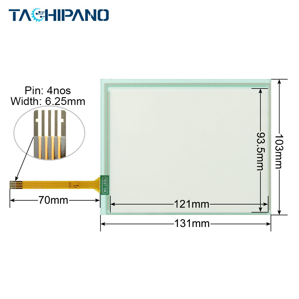 GT2104-RTBD for Touch Screen Panel Glass, Protective Film Overlay
