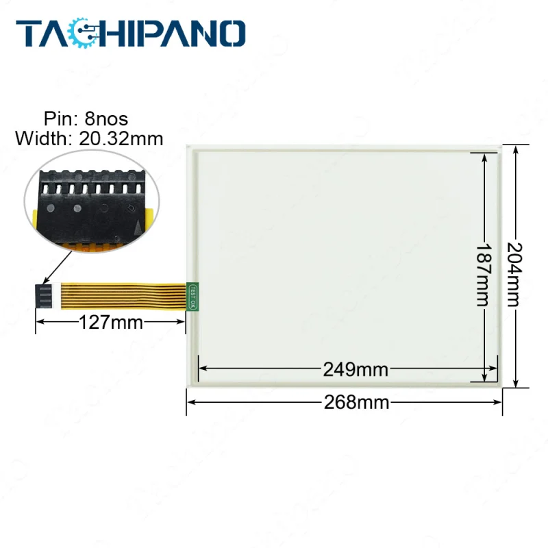 ETOP33C-0050 ETOP33C-0050-1 for Touch Screen Panel Glass