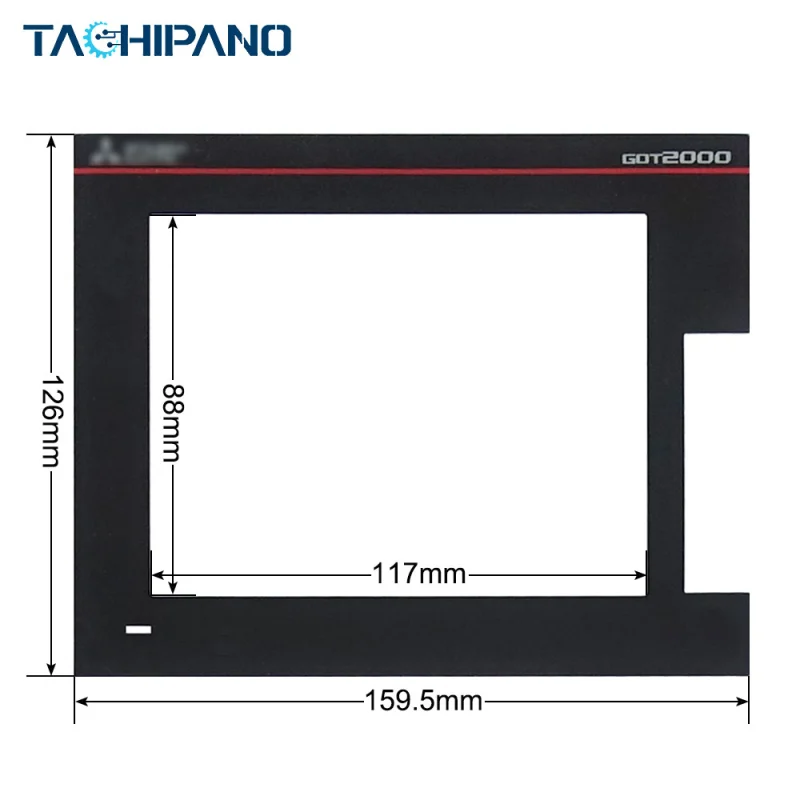 GT2105-QMBDS GT2105-QMBDS-K for Touch Screen Panel Glass, Protective Film Overlay