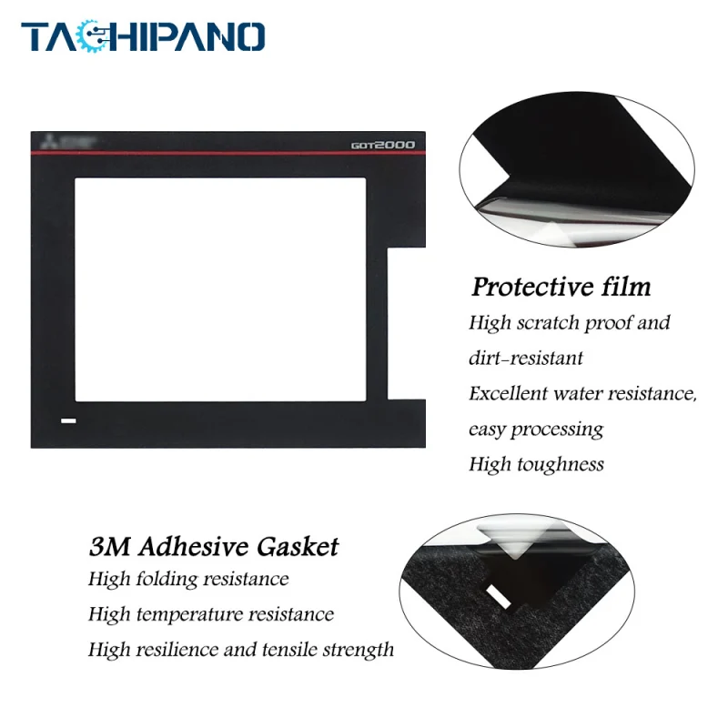 GT2105-QMBDS GT2105-QMBDS-K for Touch Screen Panel Glass, Protective Film Overlay