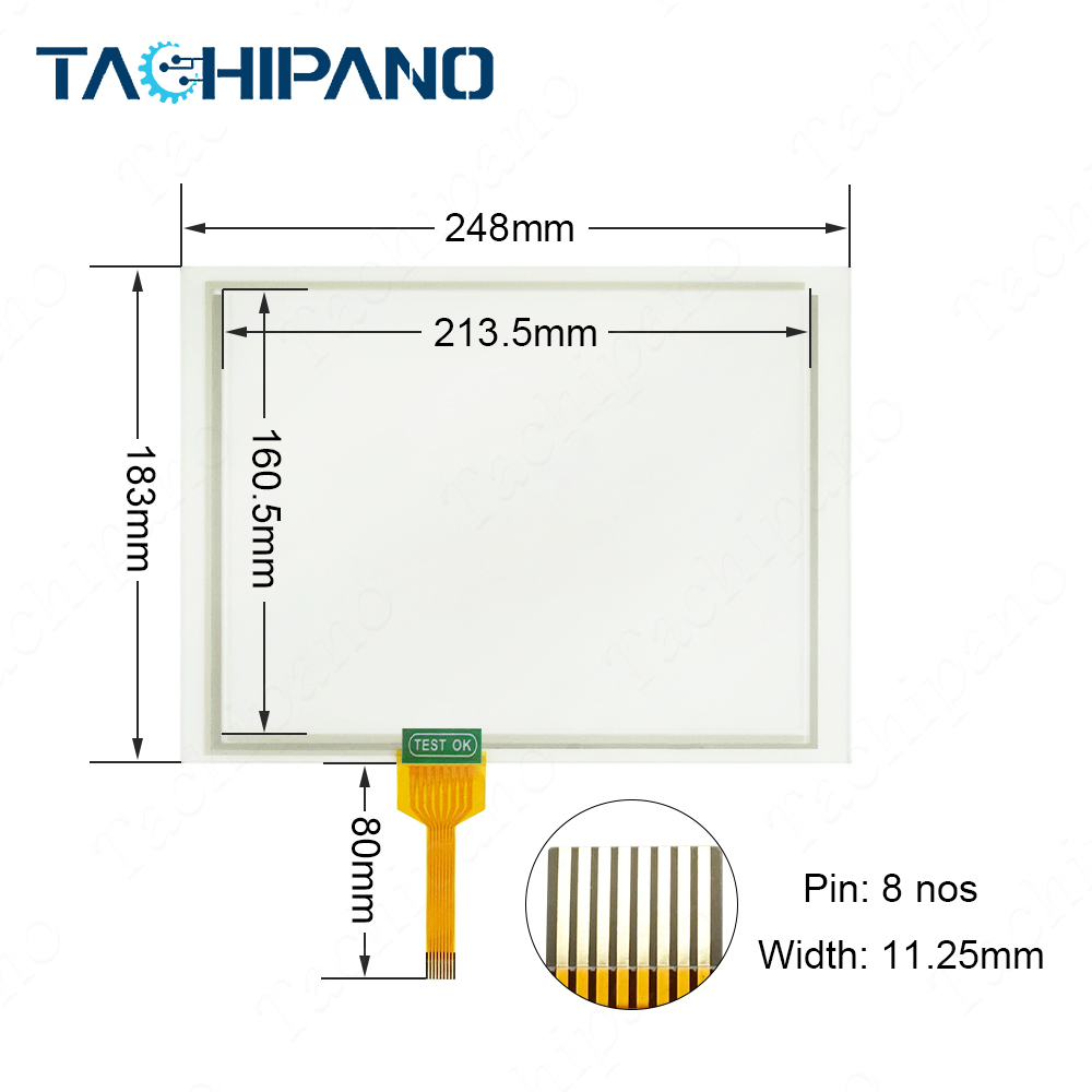 6ZA1013-7ME30 R8217-01 R8217-01A for Touch Screen Panel Glass