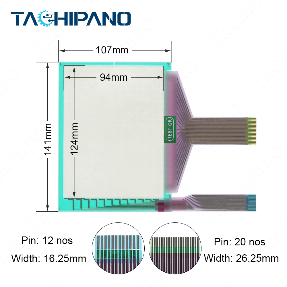 GT/Gunze USP 4.484.038 G-13 for Touch Screen Panel Glass G.T/Gunze U.S.P. 4.484.038 G-13