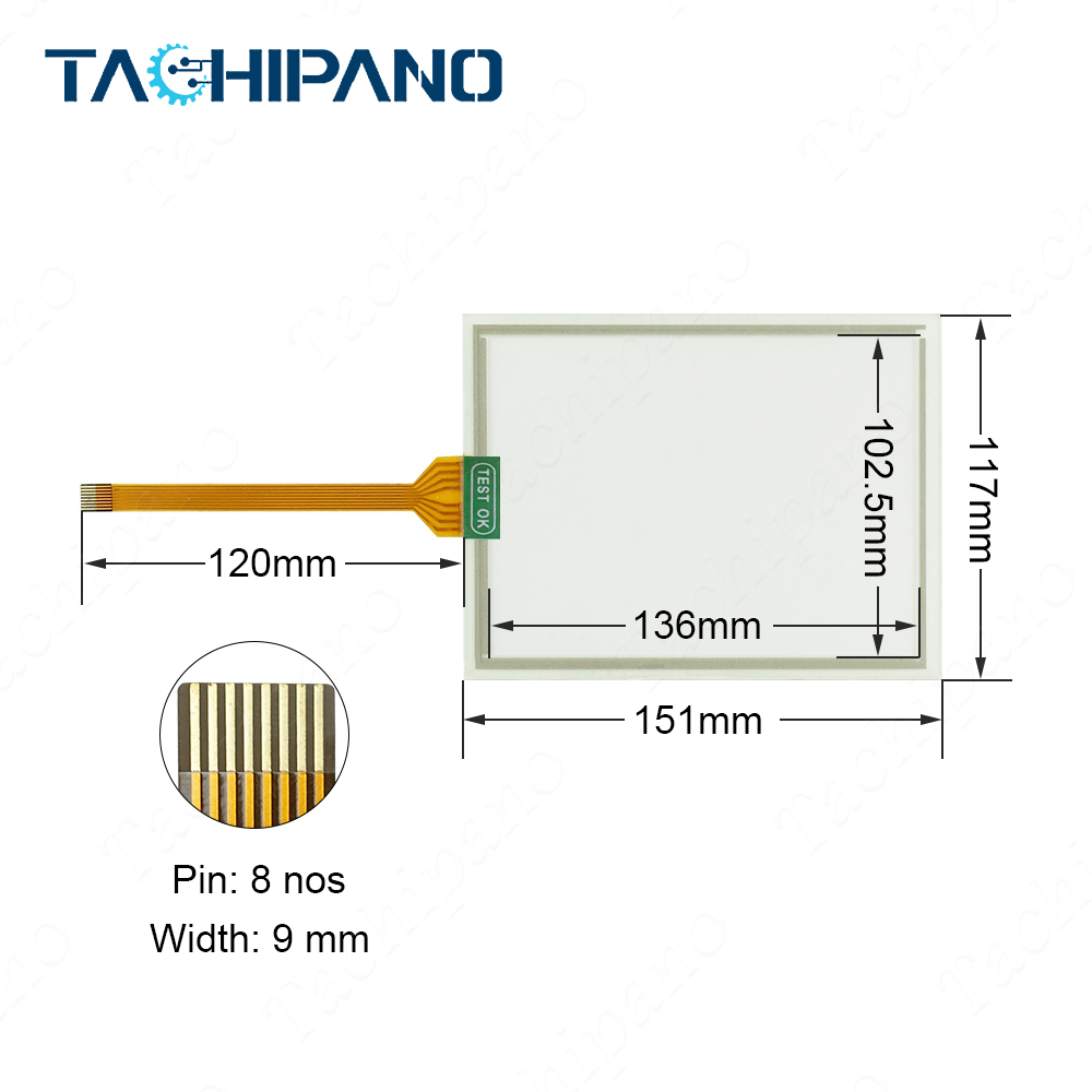GT/Gunze USP 4.484.038 G-34 for Touch Screen Panel Glass