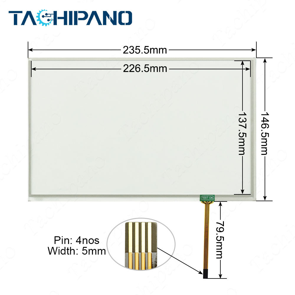Touch Panel for TS1070 TS1070i Fuji Monitouch with Protective Film