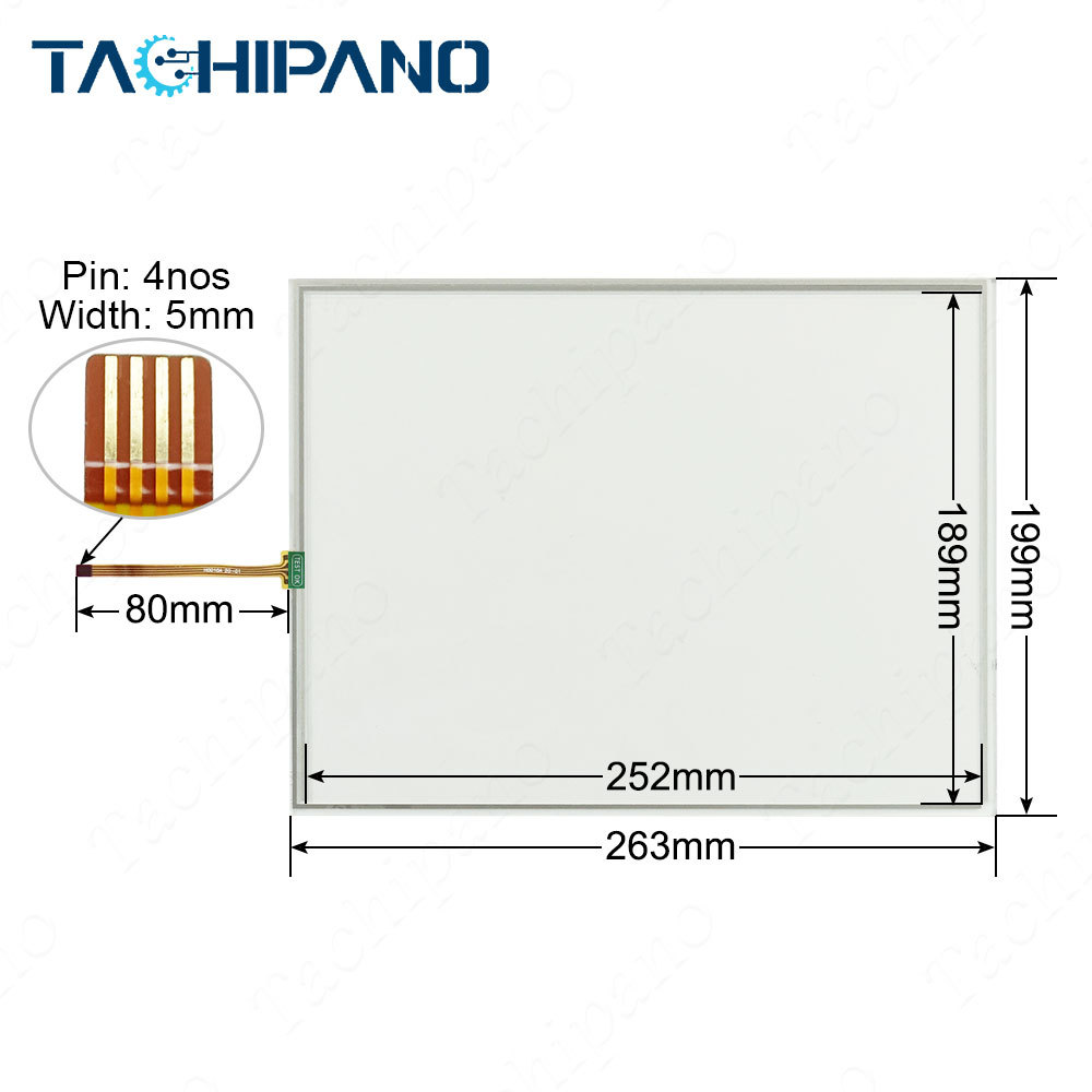 V710S V710iS V710C V710CD-038 for Touch Panel Screen Panel with Protective Film