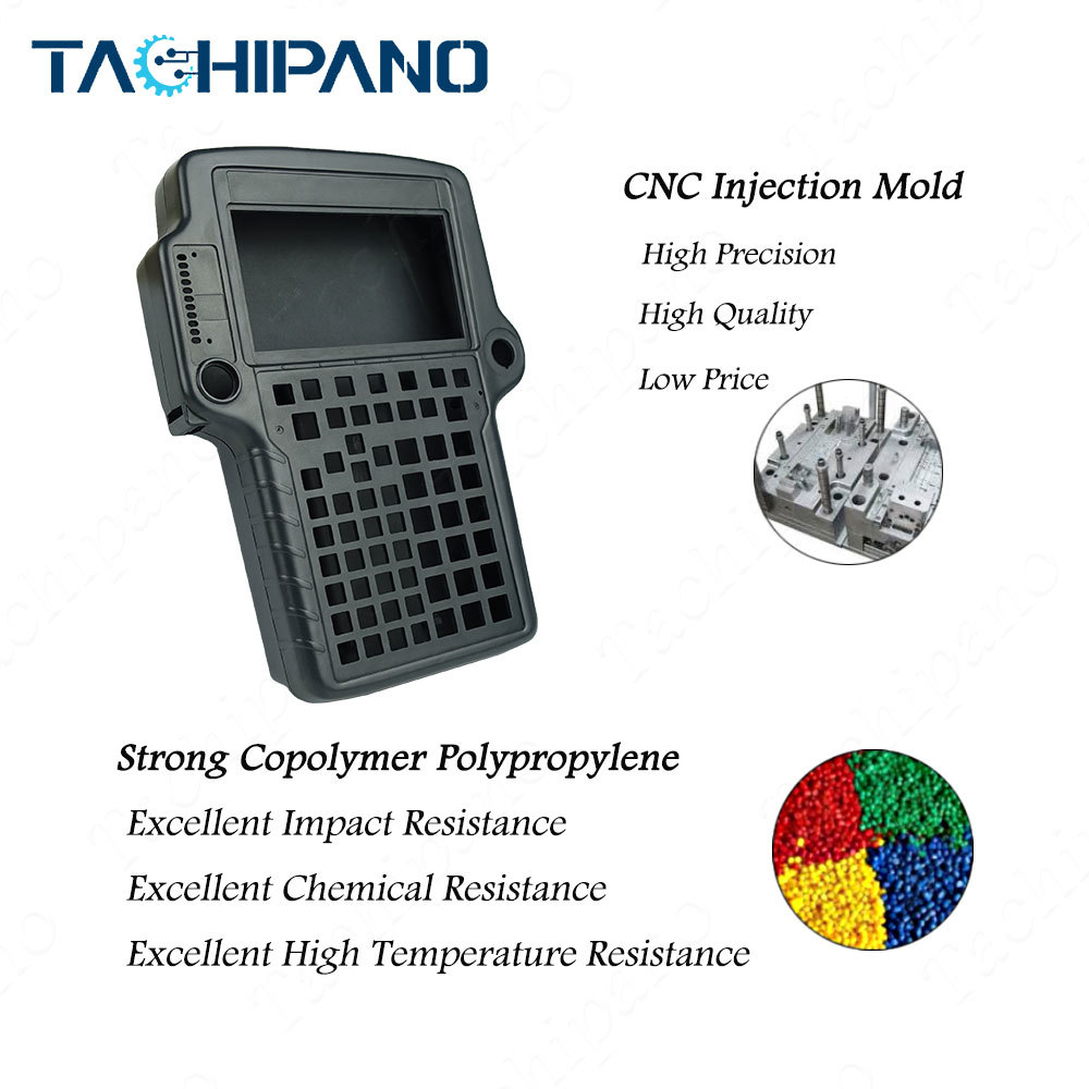 A05B-2301-C183 Plastic Case, Hand strap, Label, Yellow switch parts, Screen protector, LCD display for A05B-2301-C183 Teach Pendant Plastic Cover Housing