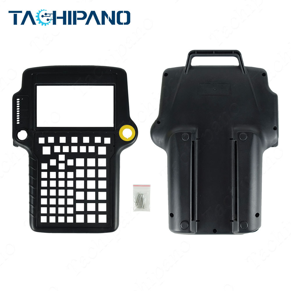 A05B-2301-C183 Plastic Case, Hand strap, Label, Yellow switch parts, Screen protector, LCD display for A05B-2301-C183 Teach Pendant Plastic Cover Housing