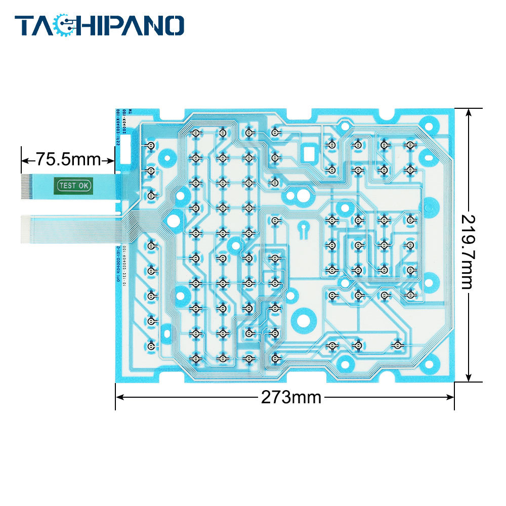 Membrane Keypad for 12 keys A02B-0309-B502 2005-03 Keyboard Switch