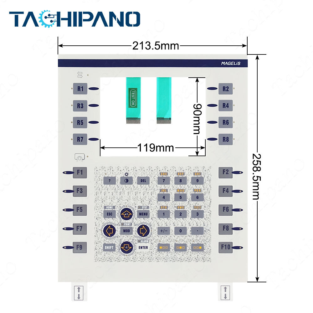 XBTF024110 Membrane Keypad Switch for Schneider XBT-F024110