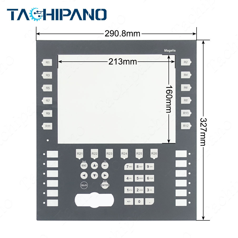 XBTGK5330 Touch Screen Panel, Protective Film for Schneider XBT GK5330 XBT-GK5330