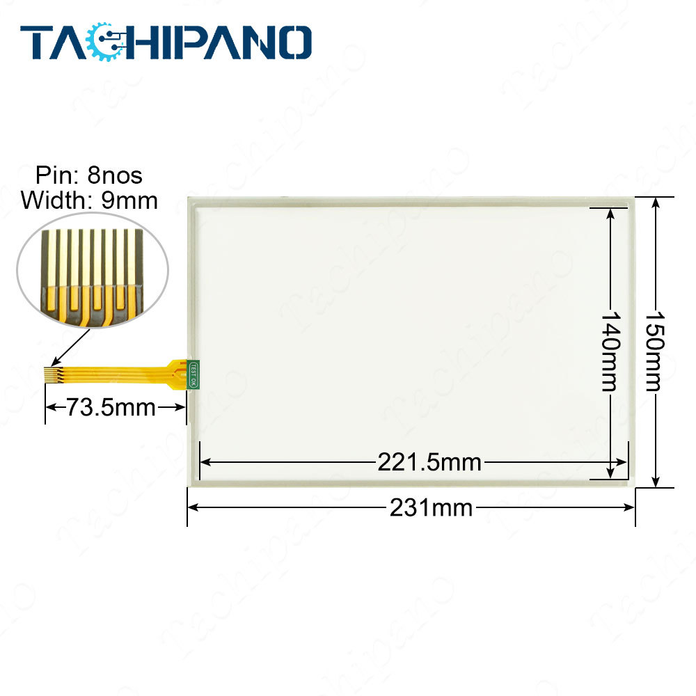 HMIGXU5500 HMIGXU5512 Touch Screen Panel, Protective Film for Schneider HMIGXU5500 HMIGXU5512