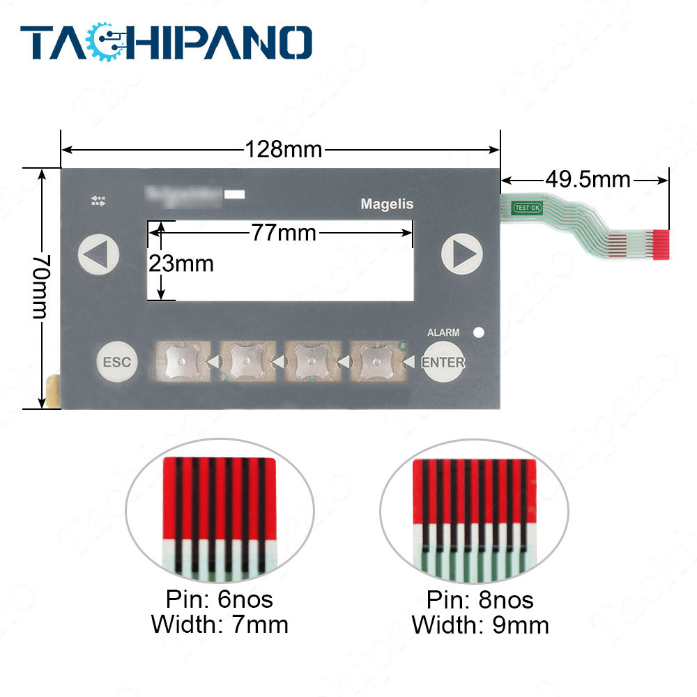TXBTF024311E Membrane Keypad Switch for Schneider TXB TF024311E