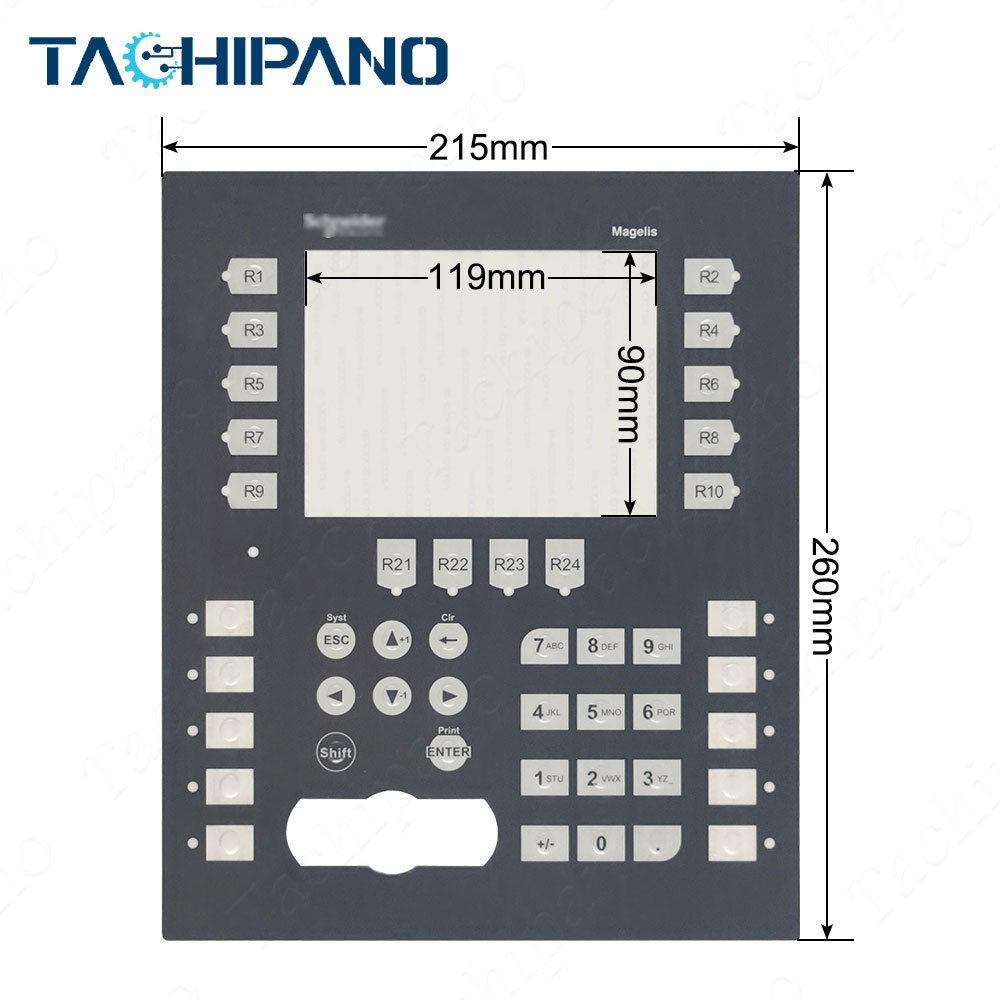 HMIGTO3510 Touch Screen Panel, Protective Film for Schneider HMIGT03510