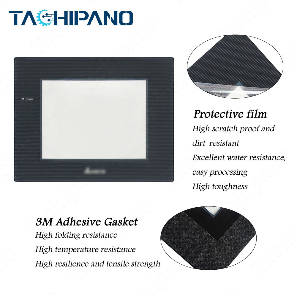 DOP-B05S101 DOP-B05S111 Touch Screen Panel, Protective Film for Delta DOPB05S101 DOPB05S111