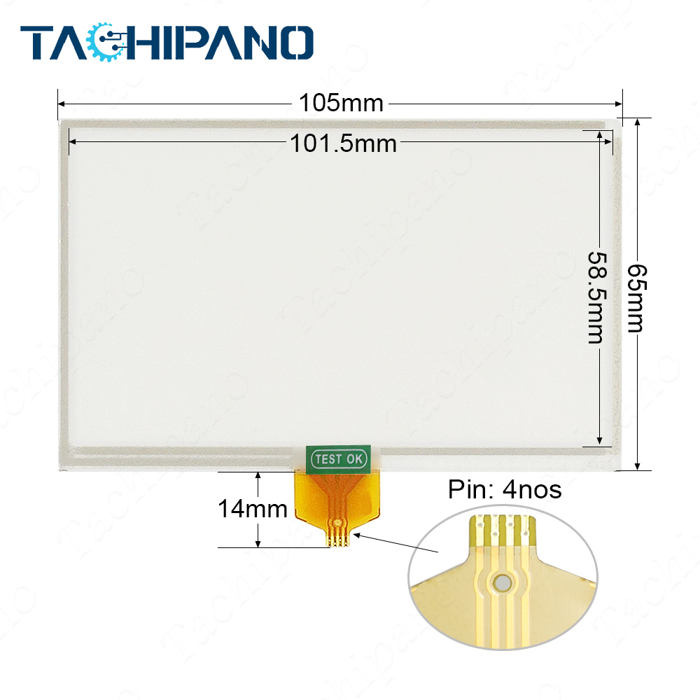 DOP-B03S211 DOP-B03E211 Touch Screen Panel, Protective Film for Delta DOPB03S211 DOPB03E211