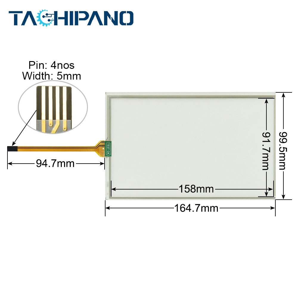 MT6070iH MT6070iH2WV MT6070iH3W Touch Screen Panel, Protective Film for Weinview MT6070iH MT6070iH2WV MT6070iH3W