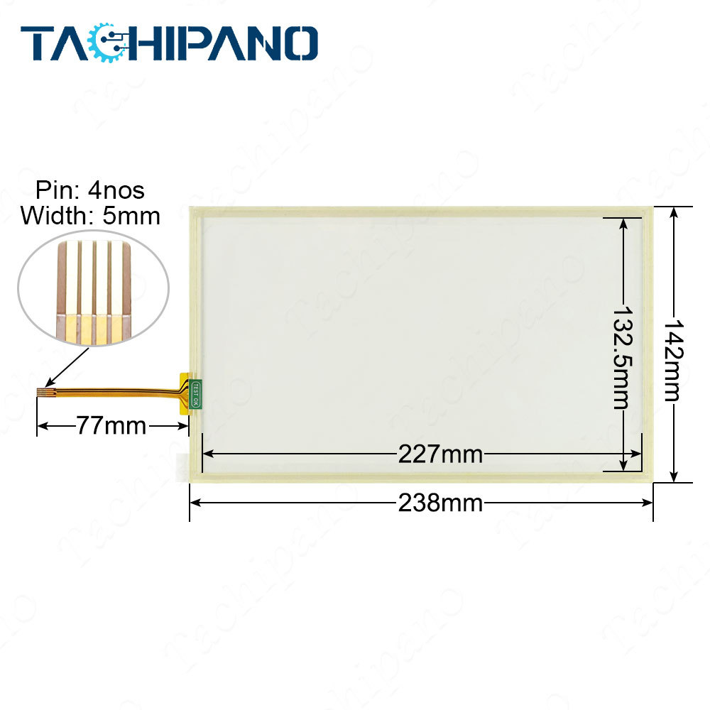 MT4513T MT4513TE Touch Screen Panel, Protective Film for WEINVIEW MT4513T MT4513TE