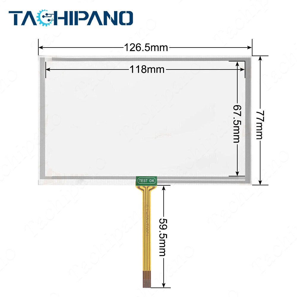 MT6070iH MT6070iH2WV MT6070iH3W Touch Screen Panel, Protective Film for Weinview MT6070iH MT6070iH2WV MT6070iH3W