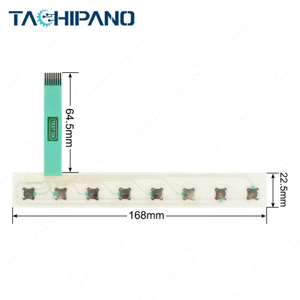 PWS6800C-N Hitech for Plastic Case Cover + Touch Screen + Front Overlay + Steel Mounting Clips + Power Supply Connector
