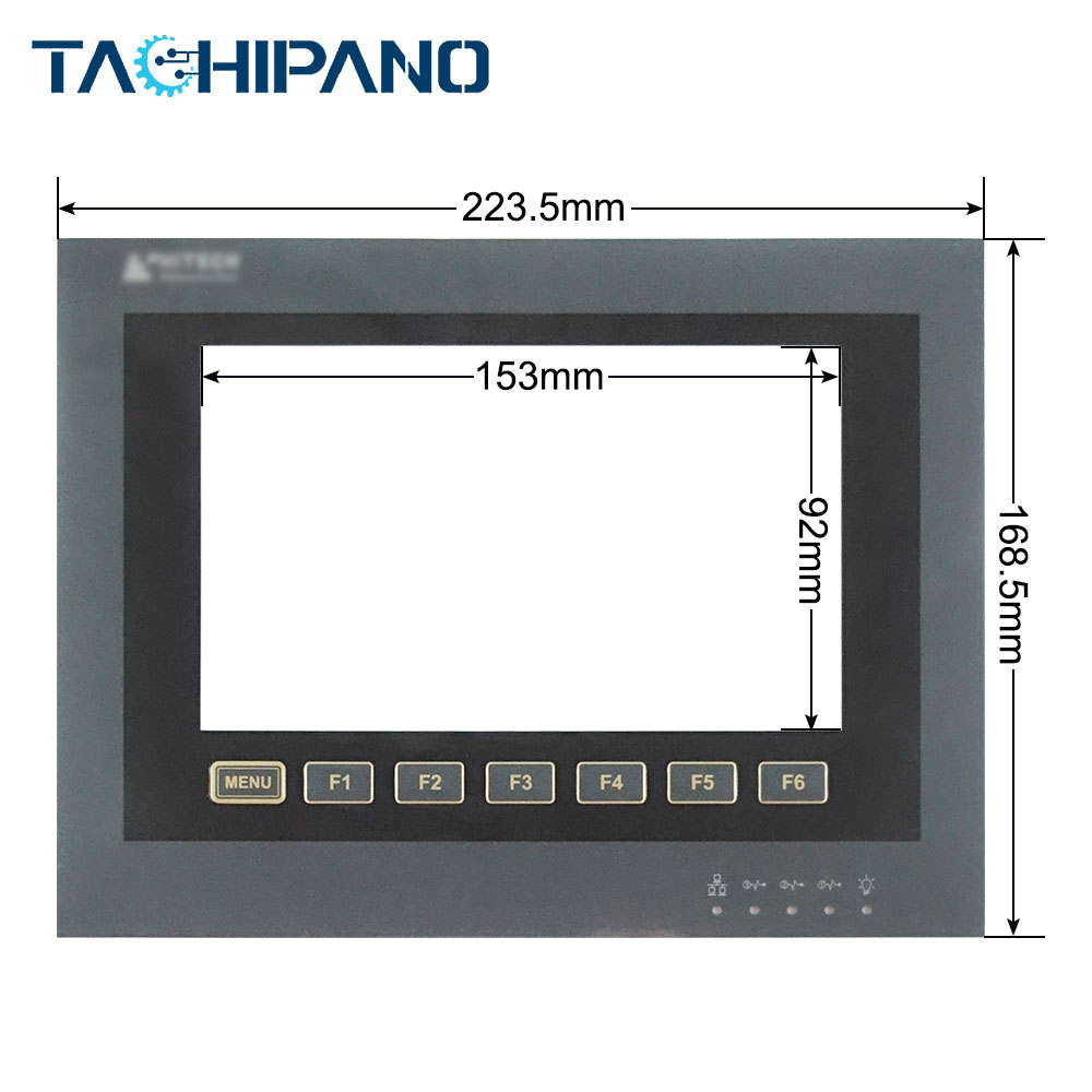 PWS6710T-N PWS6710T-P Hitech for Plastic Case Cover + Touch Screen + Front Overlay + Steel Mounting Clips + Power Supply Connector