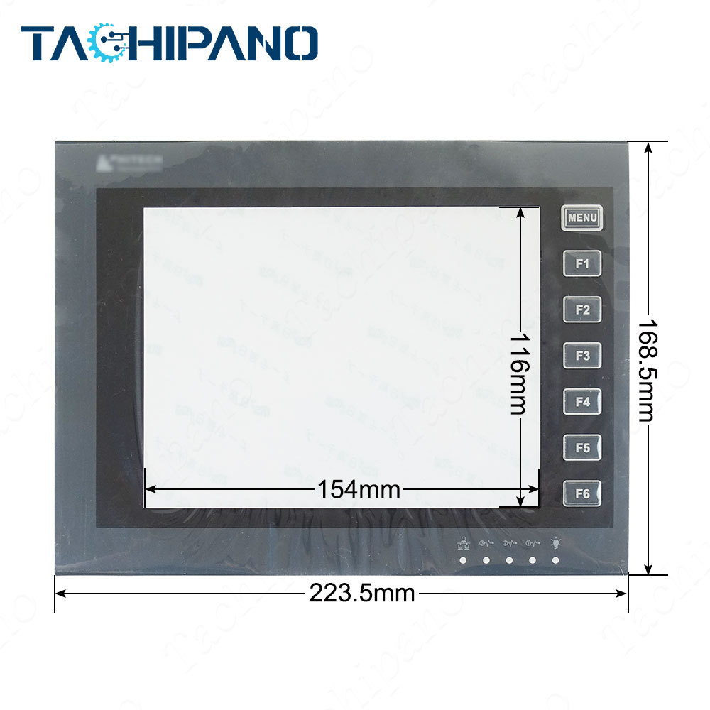 PWS6700C-P PWS6700C-N Hitech for Plastic Case Cover + Touch Screen + Front Overlay + Steel Mounting Clips + Power Supply Connector