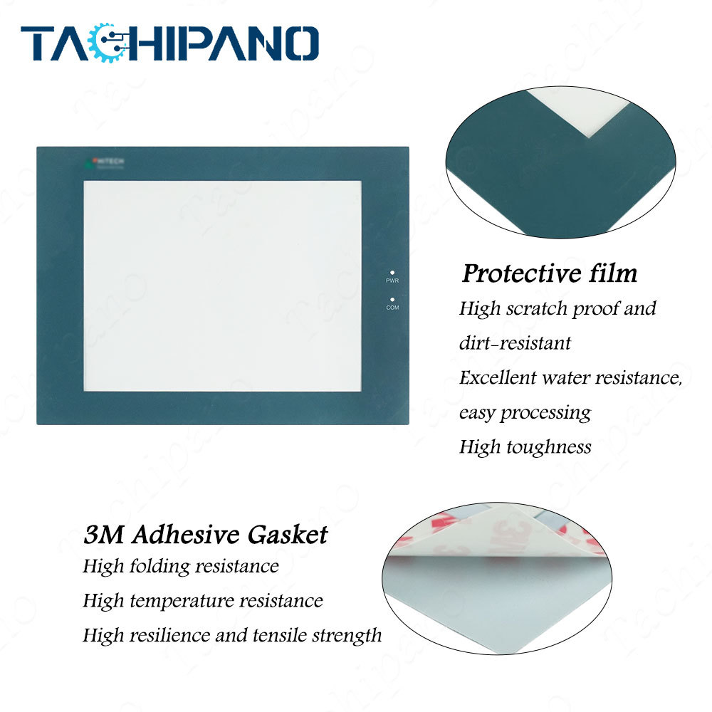 PWS700T PWS700T-STN Touch Screen Panel, Protective Film for Hitech PWS700T PWS700T-STN