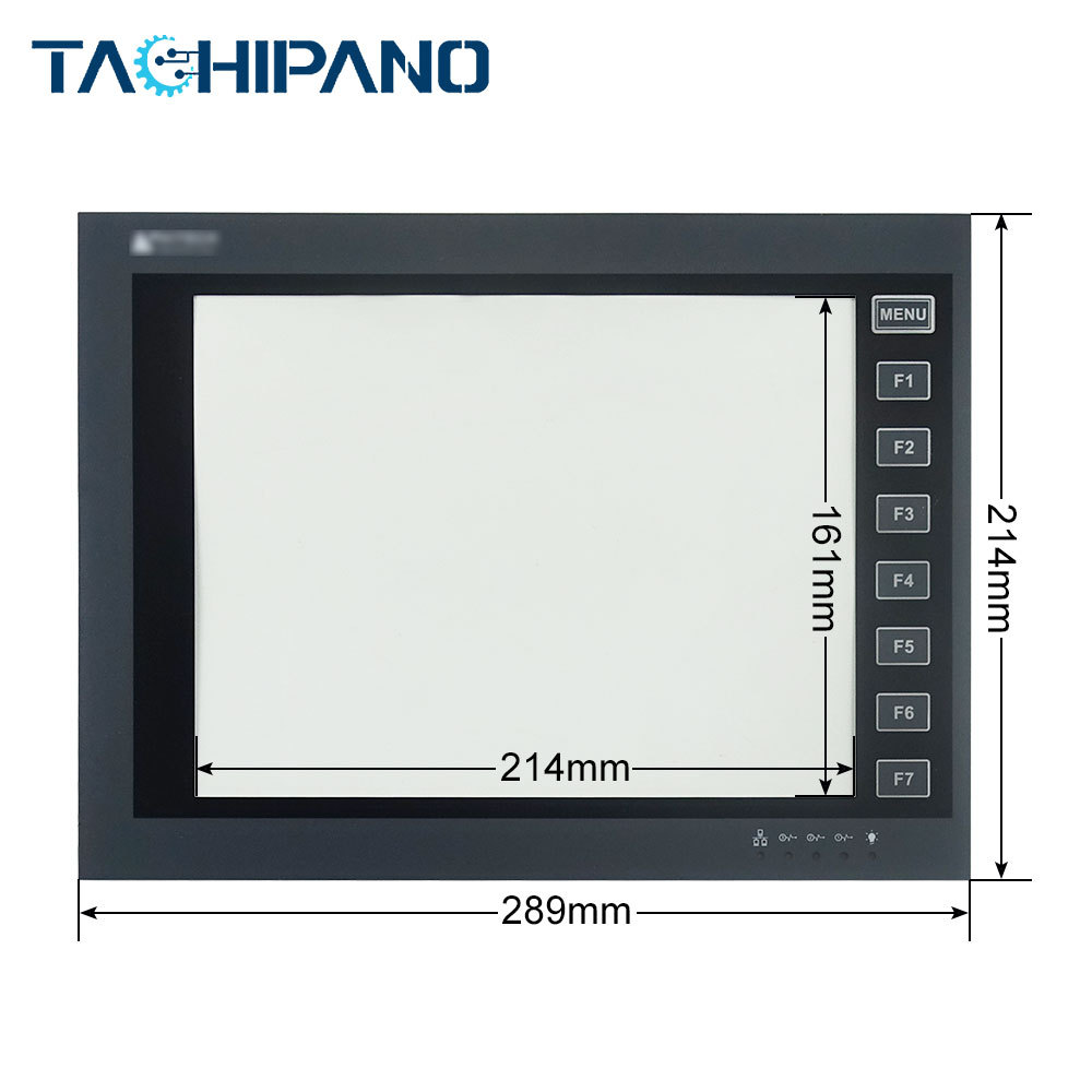 PWS6800C-N Hitech for Plastic Case Cover + Touch Screen + Front Overlay + Steel Mounting Clips + Power Supply Connector